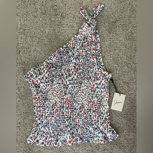 Women floral one strap top